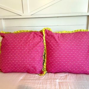 Set of 2 Traditions Euro shams bought at Koo Koo Bear kids